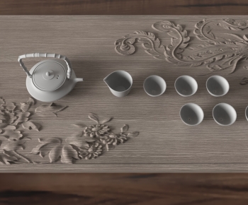 New Chinese Style Tea Set-ID:614912996