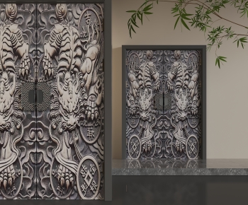 Chinese Style Double Door-ID:780416018