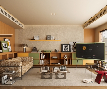Modern A Living Room-ID:902565007