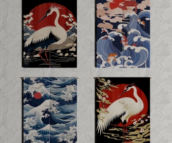 New Chinese Style Door Curtain-ID:874806882