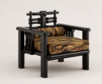 New Chinese Style Single Sofa-ID:496886017