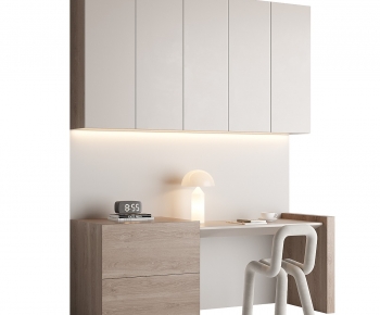 Modern Computer Desk And Chair-ID:154545071