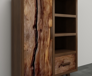 Wabi-sabi Style Side Cabinet-ID:686609759