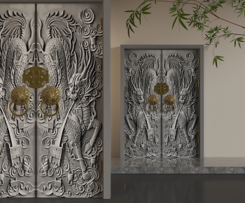 Chinese Style Double Door-ID:580248881