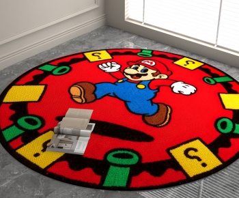 Modern Circular Carpet-ID:355845936