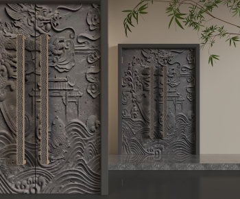 Chinese Style Double Door-ID:661453963