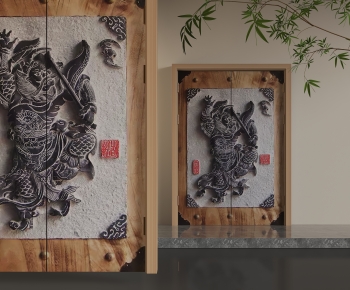 Chinese Style Double Door-ID:107320079