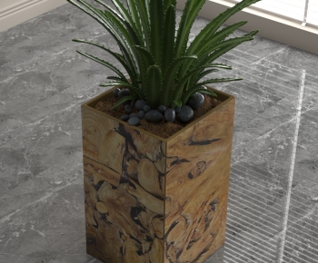 Modern Ground Green Plant Potted Plants-ID:219170098