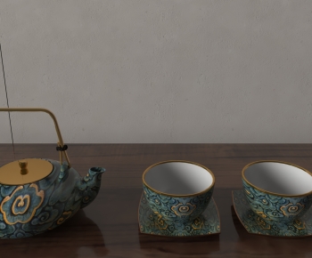 New Chinese Style Tea Set-ID:521001107