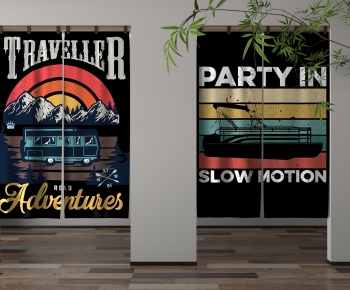 Japanese Style Door Curtain-ID:104393963