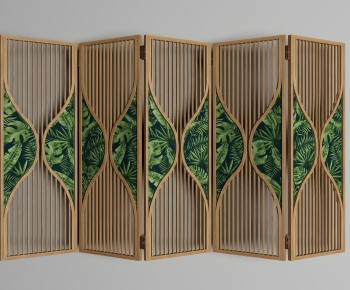 Nordic Style Wooden Screen Partition-ID:404552943