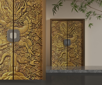 Chinese Style Double Door-ID:257072933