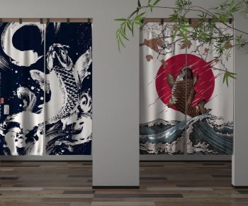 Japanese Style Door Curtain-ID:176157008