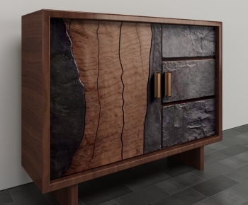 Wabi-sabi Style Side Cabinet-ID:295479066