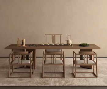 New Chinese Style Tea Tables And Chairs-ID:418795118