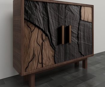 Wabi-sabi Style Side Cabinet-ID:631997113