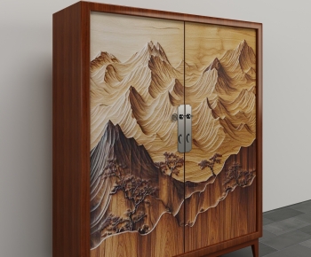 New Chinese Style Decorative Cabinet-ID:405787942