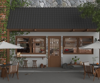 New Chinese Style Facade Element-ID:861437088