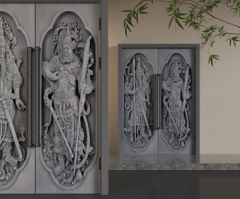 Chinese Style Double Door-ID:320503007