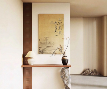 New Chinese Style Hallway-ID:103139933