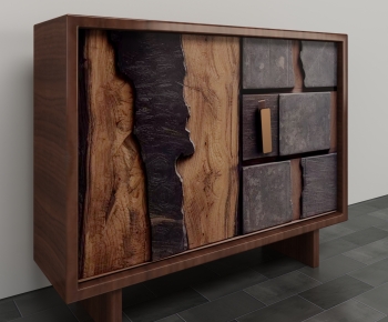 Wabi-sabi Style Side Cabinet-ID:470066077