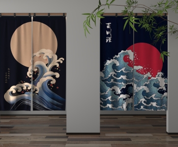 Japanese Style Door Curtain-ID:497921945