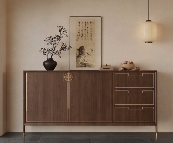 New Chinese Style Side Cabinet-ID:281285057