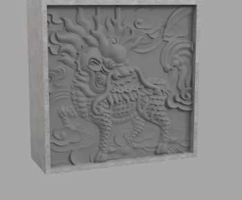 New Chinese Style Stone Carving-ID:984097964