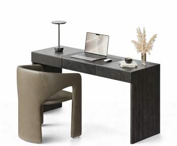 Modern Computer Desk And Chair-ID:433842907
