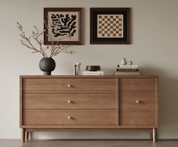 Nordic Style Entrance Cabinet-ID:634346968