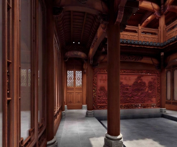 Chinese Style Courtyard/landscape-ID:182778842