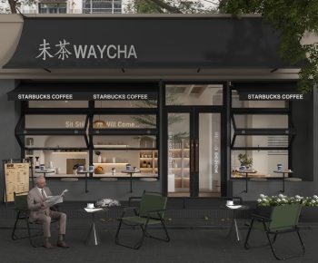 Modern Facade Element-ID:817357068