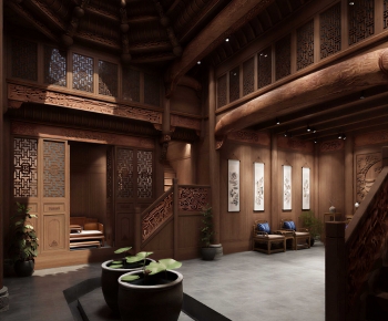 Chinese Style Courtyard/landscape-ID:380726101