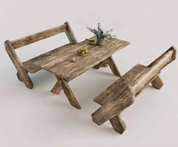 Wabi-sabi Style Outdoor Tables And Chairs-ID:720980883