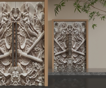 Chinese Style Double Door-ID:507458933