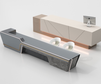 Modern Reception Desk-ID:809415103