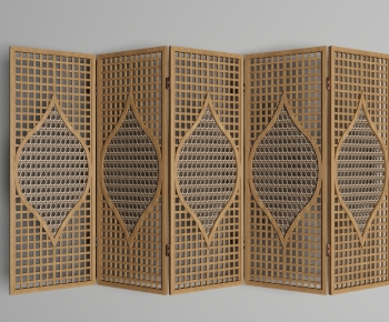 New Chinese Style Wooden Screen Partition-ID:884743933