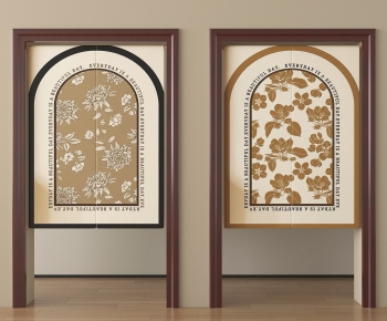French Style Door Curtain-ID:850980329