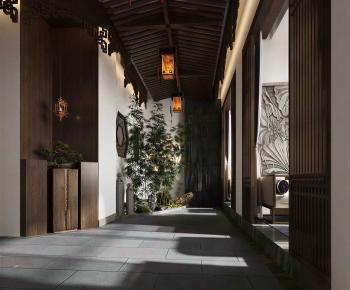 New Chinese Style Teahouse Tea House-ID:456096896