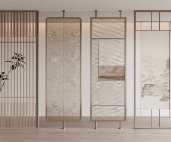 New Chinese Style Metal Screen Partition-ID:705962902