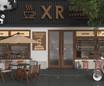 Modern Facade Element-ID:706577067