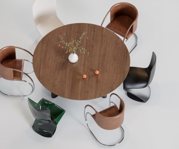 Modern Dining Table And Chairs-ID:743853094