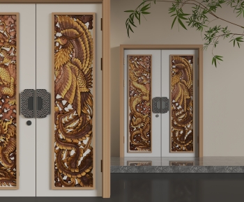 Chinese Style Double Door-ID:625935081