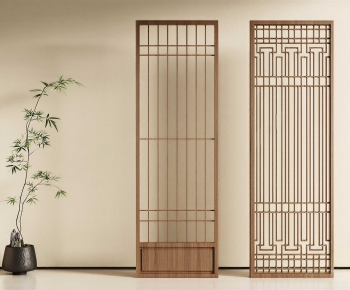 New Chinese Style Wooden Screen Partition-ID:980458975