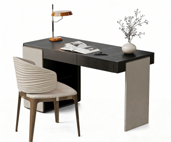 Modern Computer Desk And Chair-ID:788811924