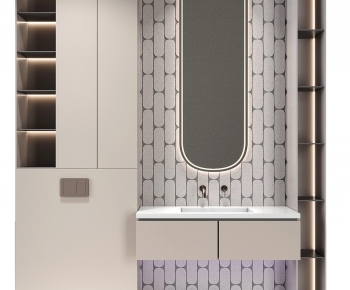 Modern Bathroom Cabinet-ID:644248016