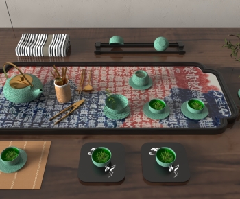 New Chinese Style Tea Set-ID:783375024