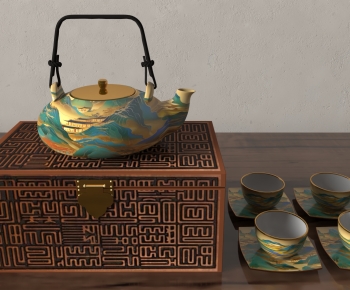New Chinese Style Tea Set-ID:825098045