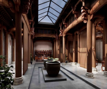 Chinese Style Courtyard/landscape-ID:133261924