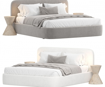Modern Double Bed-ID:985460325